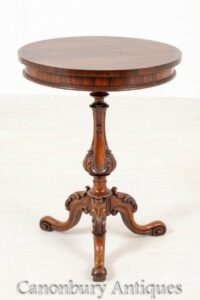 ビクトリア朝のサイドテーブル-1850年頃のアンティークの時折テーブル